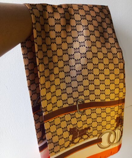 Luxury Printed Silk Scarf